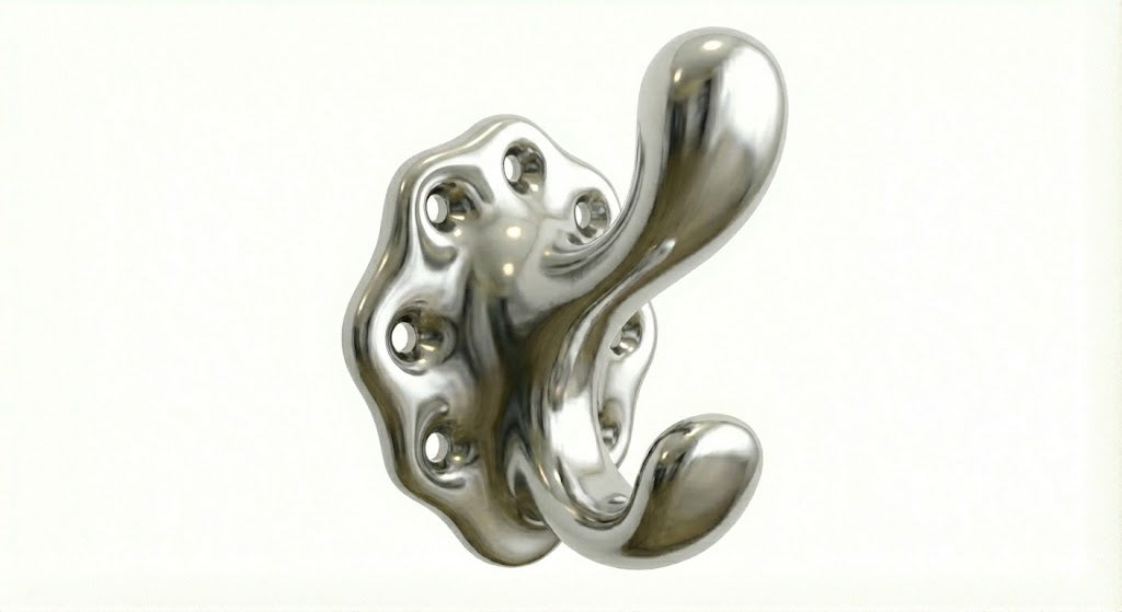 Modern Aluminum Wall Hook - Sustainable Danish Design