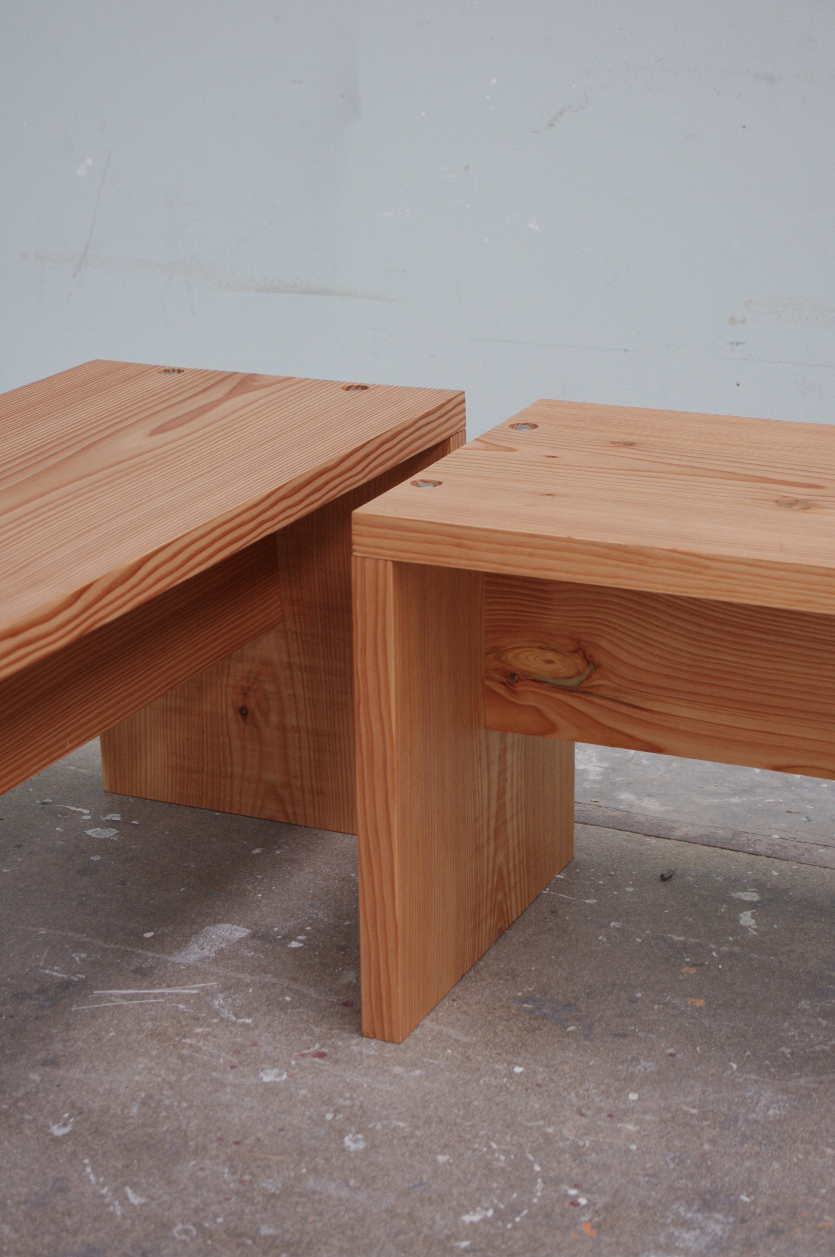 Bench in douglas fir