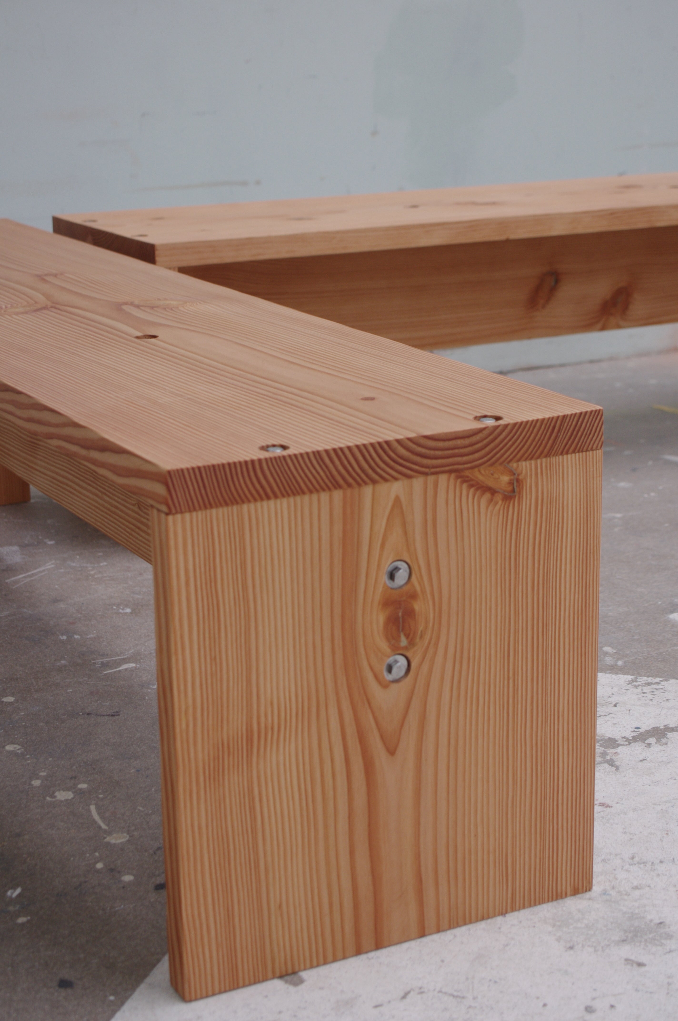 Bench in douglas fir