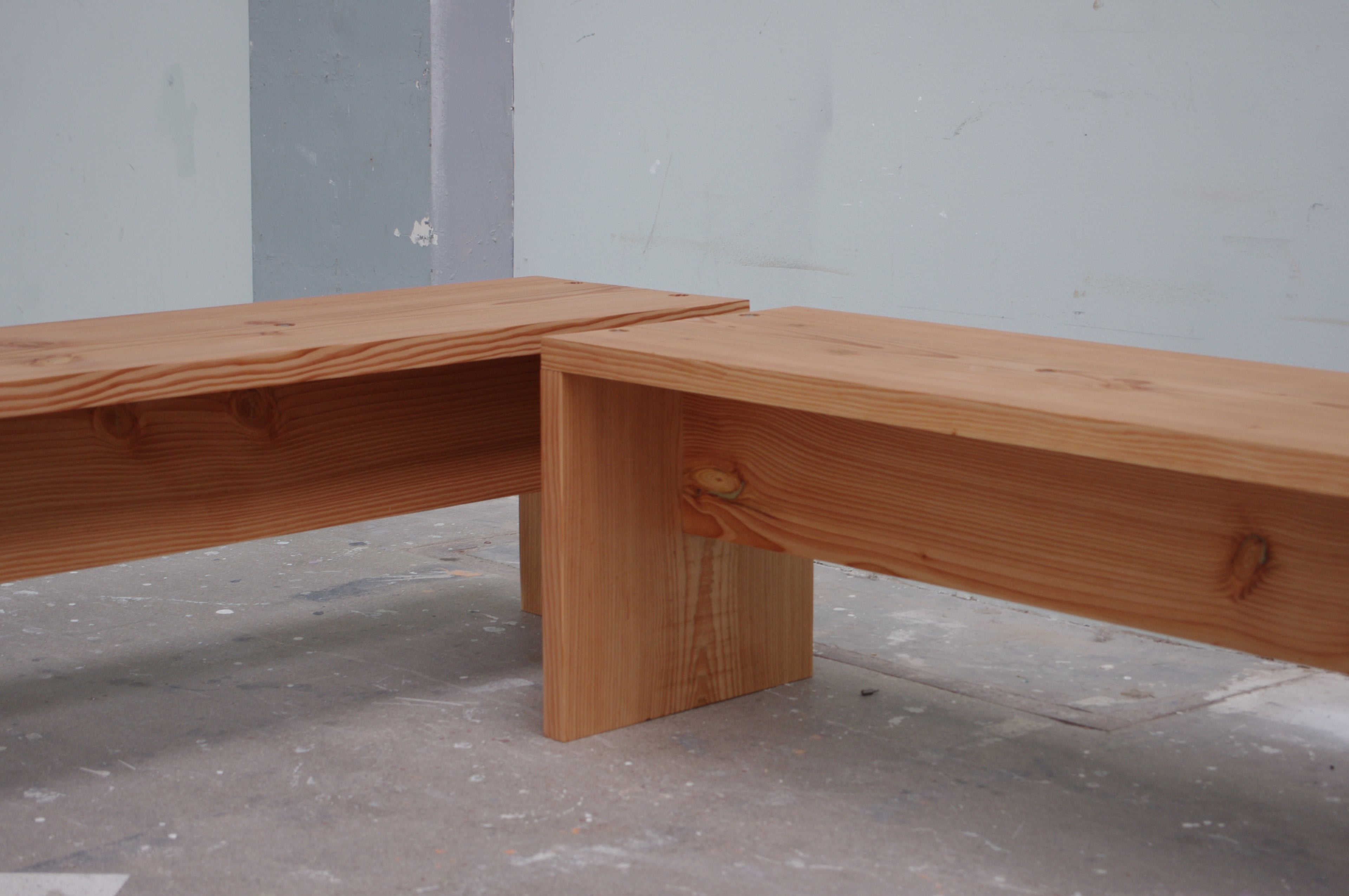 Bench in douglas fir